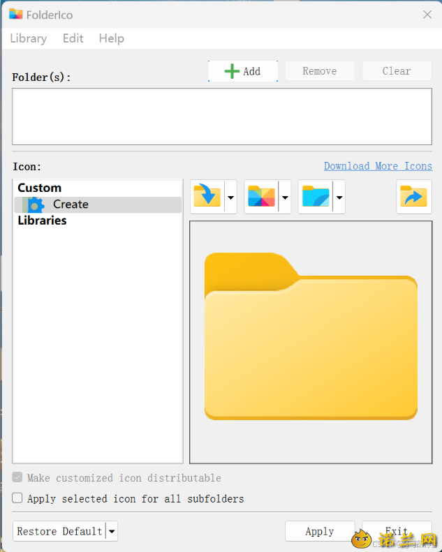 FolderIco文件夹颜色更改工具v8.1--第6张图片 FolderIco文件夹颜色更改工具v8.1--第6张图片